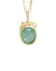 Salted Grandidierite Pendant
