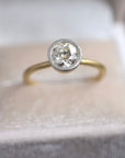 1.77CT Old European Cut Diamond Engagement Ring