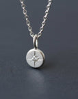 Compass Pendant | Silver