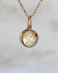 Beach Sand Necklace in 14k gold