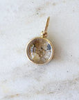 Beach Sand Necklace in 14k gold
