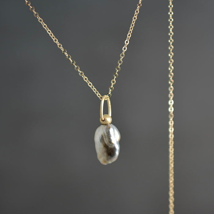 Copper Grey Tahitian Pearl Pendant