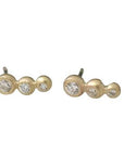 Salted Bar Studs | 14k gold