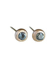 Montana Sapphire Bubble Studs