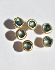 Montana Sapphire Rose Cut Studs - 4mm