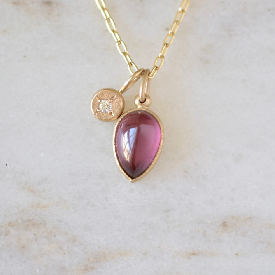 Mahenge Garnet Spear Pendant – HW