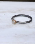 Grey Diamond Stacking Ring