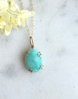 Aqua Amazonite Pendant