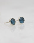Kyanite Studs | Sterling Silver