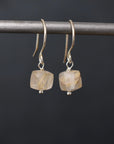 Color Drop Earrings | Rutilated Quartz