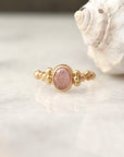 Beach Rose Sapphire Ring