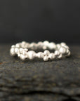 Sterling Silver Salted Band