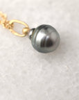 Circle Tahitian Pearl Pendant
