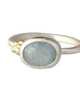 Salted Aquamarine Ring