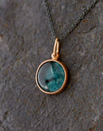 Atlantic Blue Tourmaline Charm