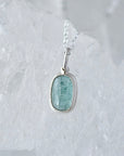 Teal Blue Tourmaline Pendant