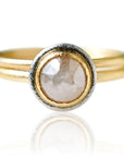 Hali Engagement Ring | 18k + platinum