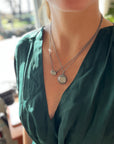 Beach Sand Necklace | Oval