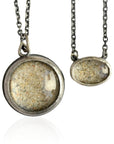 Beach Sand Necklace | Oval