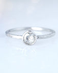 Rose Cut Diamond in Platinum