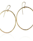 Happy Hoop Earrings / Oval