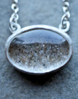 Beach Sand Necklace | Oval