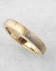 Stardust Wedding Band in 18k Gold + Platinum