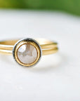 Hali Engagement Ring | 18k + platinum