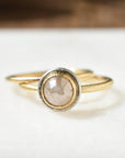 Hali Engagement Ring | 18k + platinum