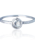 Rose Cut Diamond in Platinum