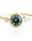Teal Montana Sapphire Ring