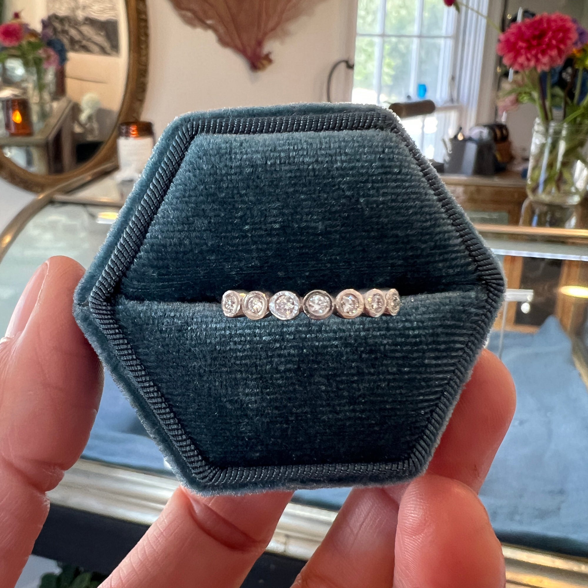 Mid Pebble Band | Platinum