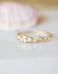 Salted Ring with Diamonds