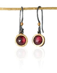 Garnet Bubble Earrings