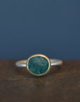 Aegean Green Grandidierite Ring