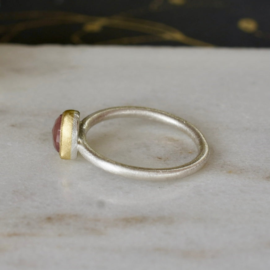 Light Pink Sapphire Ring