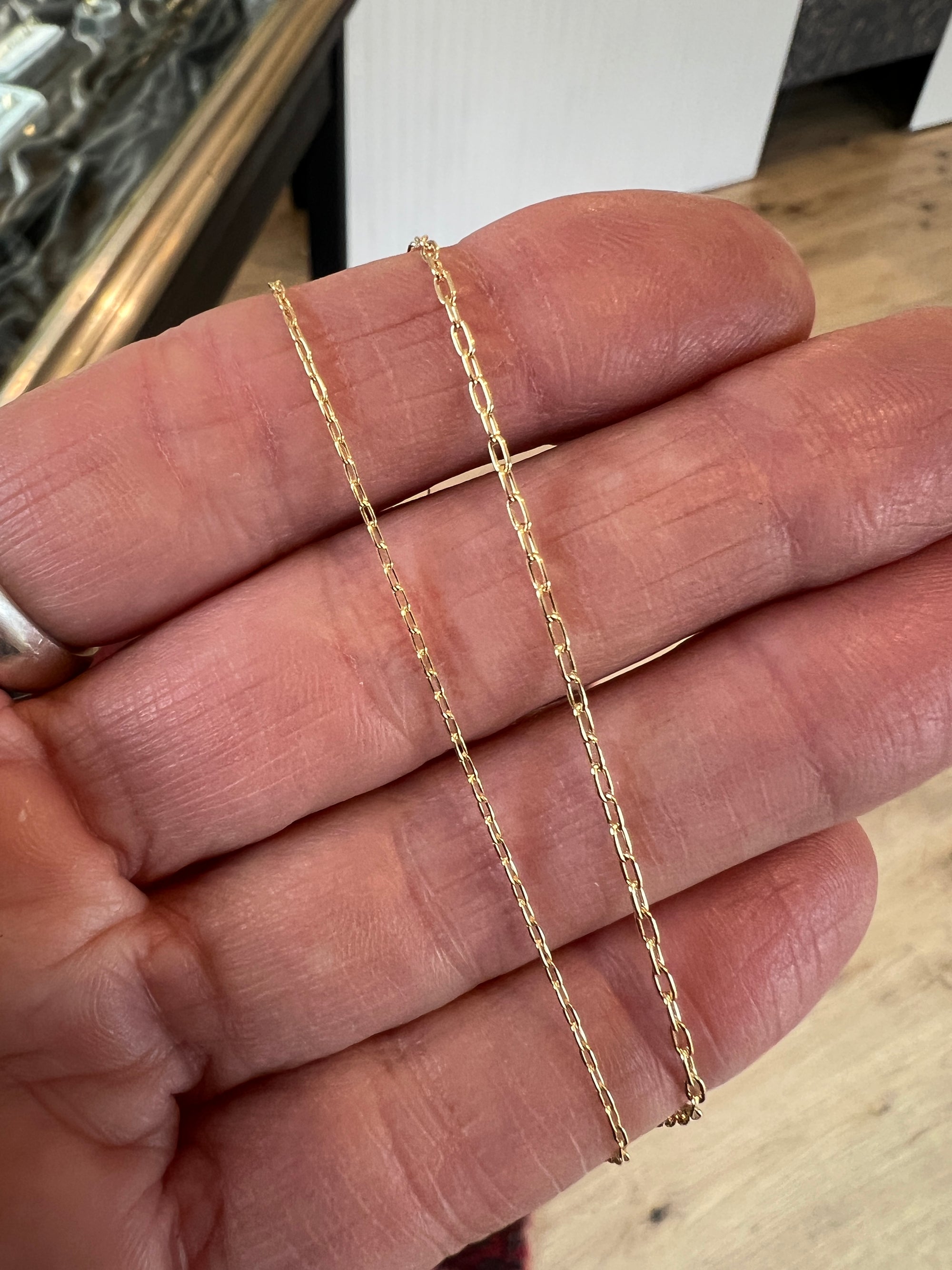 Paperclip Chain | 14k Gold