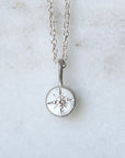 Compass Pendant | Silver
