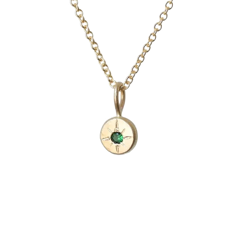 Compass Pendant | Emerald – HW