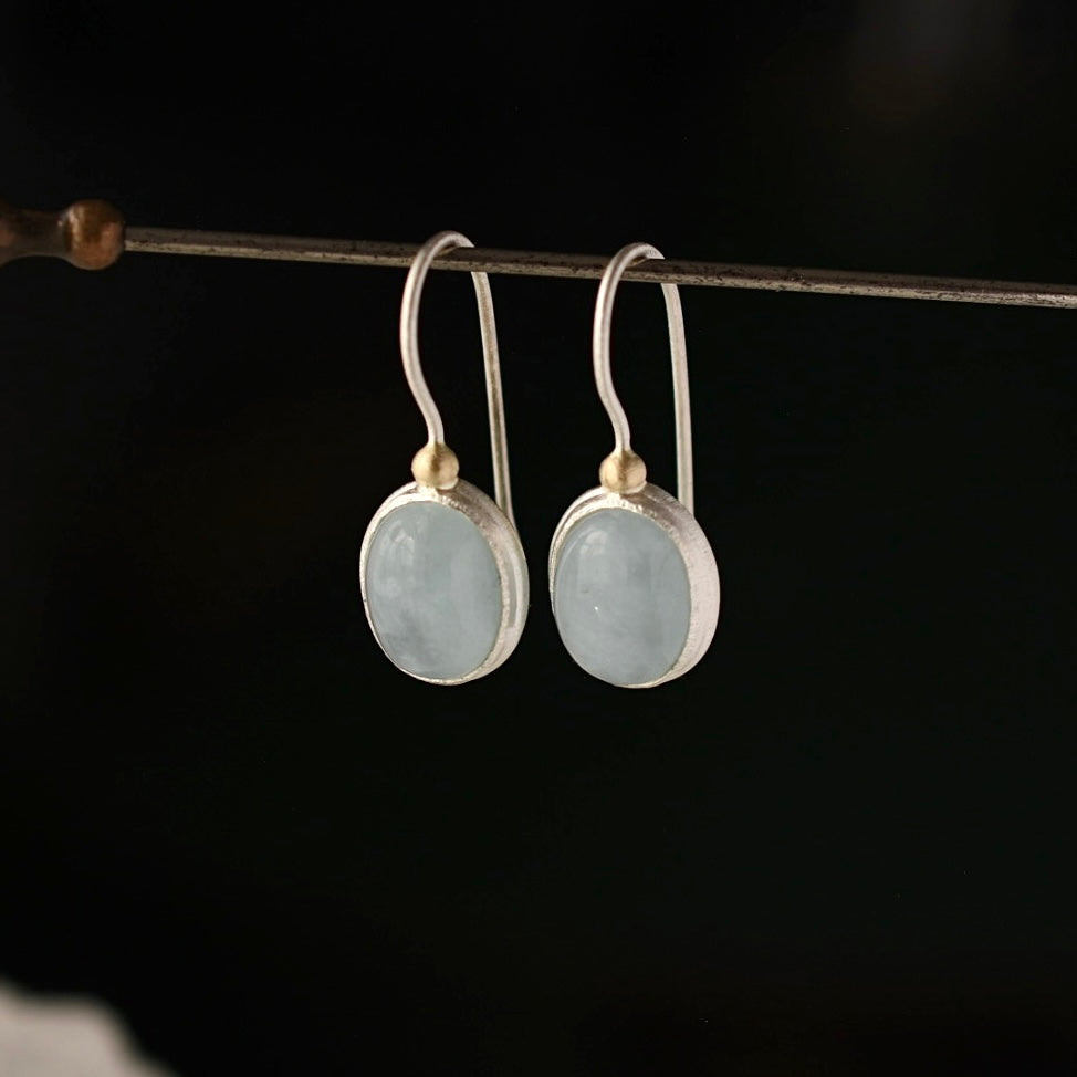 Aquamarine Drop Earrings