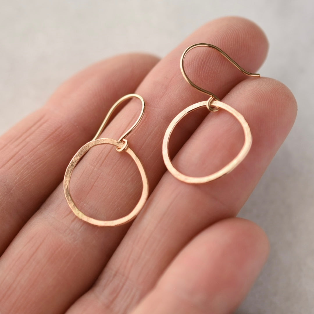 Full Circle Earrings | Gold Filled