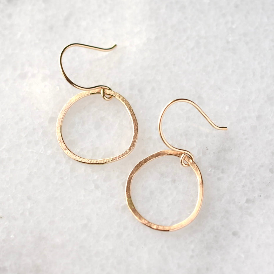 Full Circle Earrings | Gold Filled