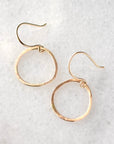 Full Circle Earrings | Gold Filled