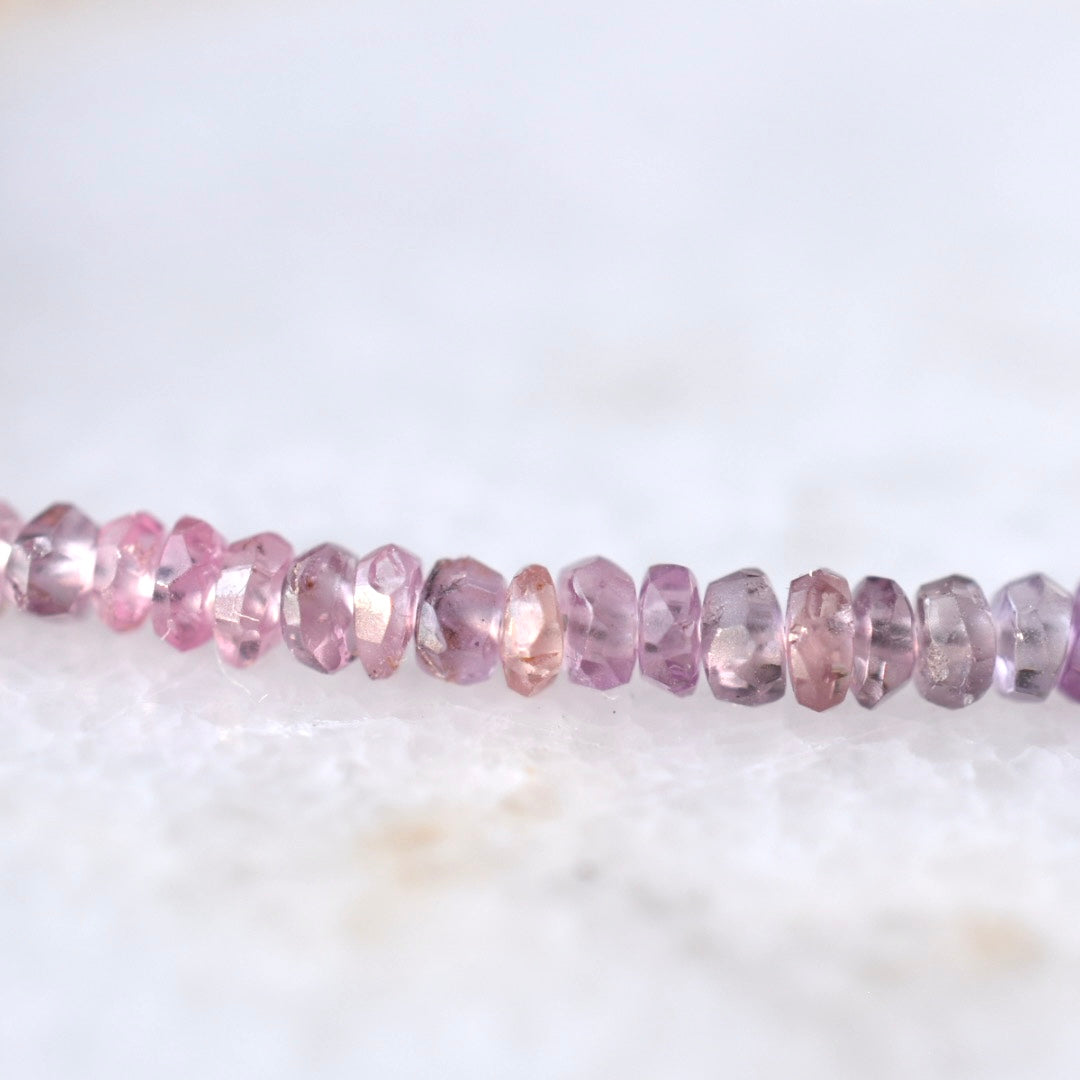Spinel Chain Bracelet - August Birthstone