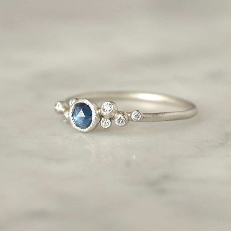 Cobalt Blue Australian Sapphire Ring