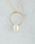 Pearl Full Circle Pendant