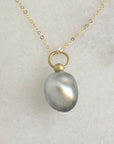 Silver Grey Tahitian Pearl Pendant