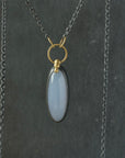 Misty Purple Chalcedony Necklace