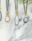 Misty Purple Chalcedony Necklace