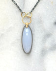 Misty Purple Chalcedony Necklace